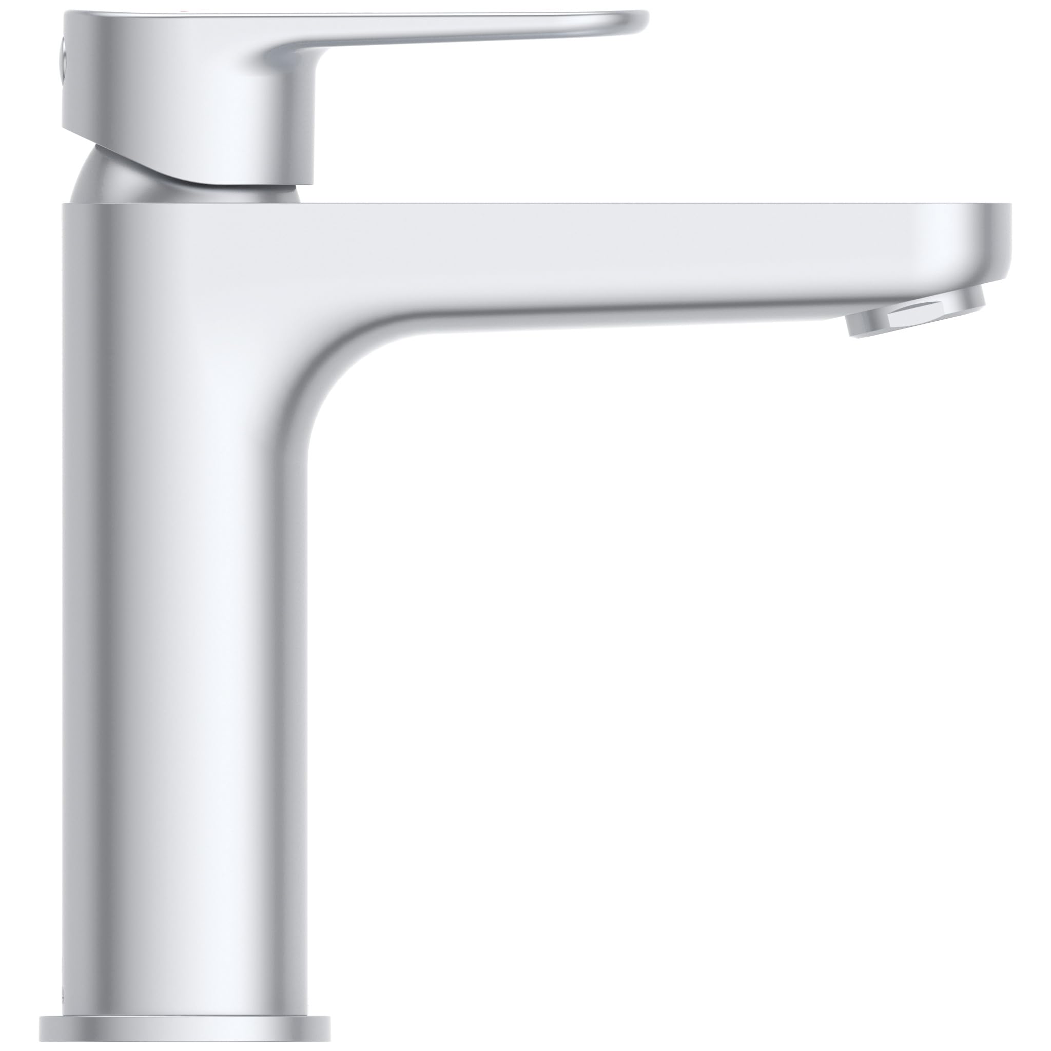 Miscelatore Monocomando Cerafine O Per Lavabo - Matt Silver Con Risparmio Idrico Fino Al 50%