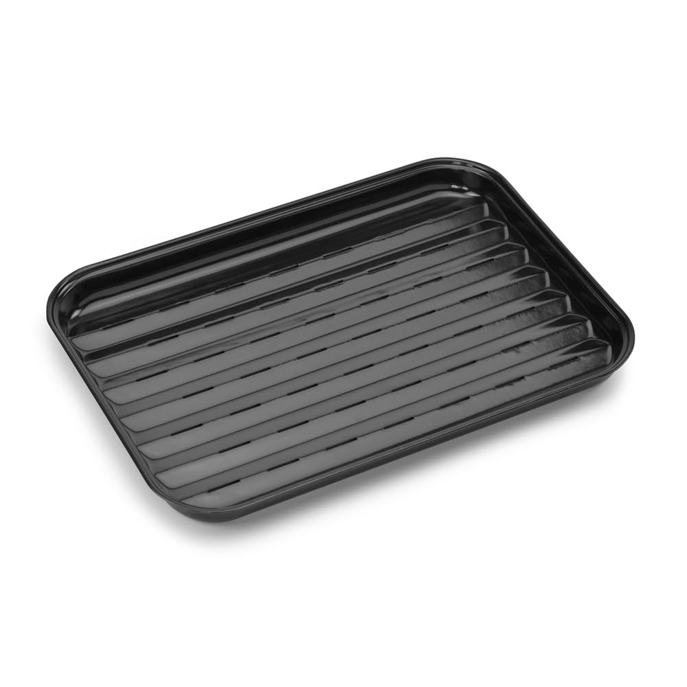 Barbecook Plateau à griller réutilisable en émail 34.5x23cm accessoire barbecue