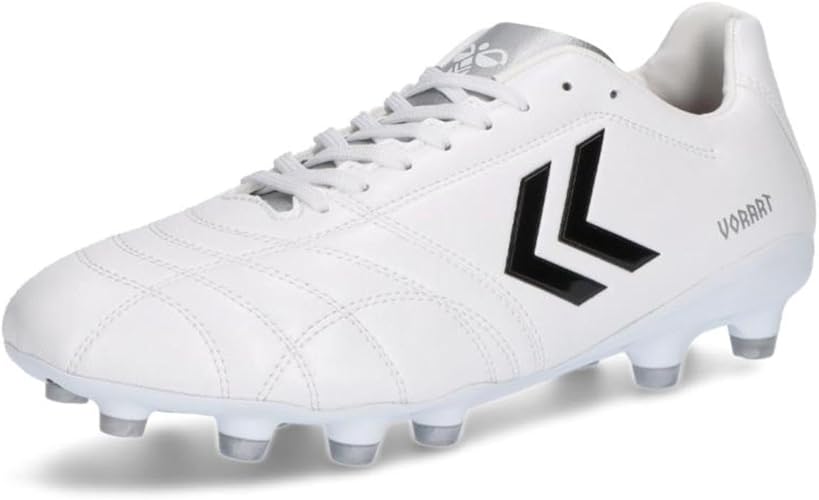 Hummel Volato 3 ACADEMY SUPERWIDE Football Shoes, White x Silver