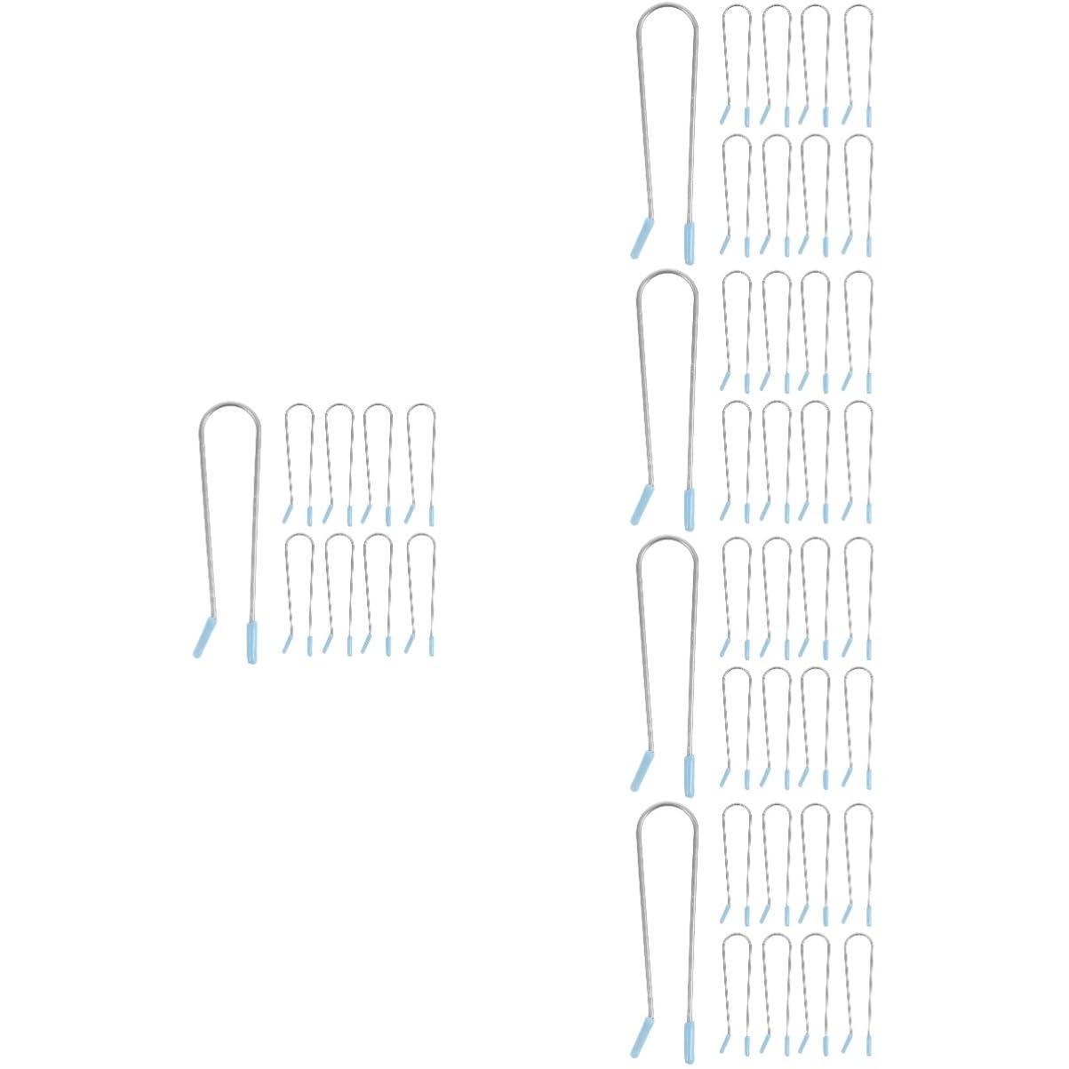 Didiseaon 100 Piezas Soporte De Rizos Varillas De Permanente De Cabello En Espiral Rulos En Espiral Herramientas Eléctricas Traje De Hombre Rizador De Cabello Para Mujeres Rulos Para El