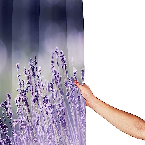 Rideau de douche moderne imperméable déco salle de bain imprimé - 5