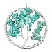 SUNYIK Amazonite Tumbled Stone Tree of Life Pendant