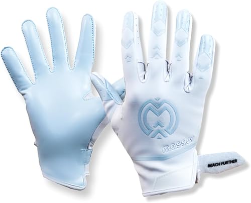ALLSZN All Weather Women's Football Gloves - Receiver Gloves with Superior Grip Even When Wet - Football Gear