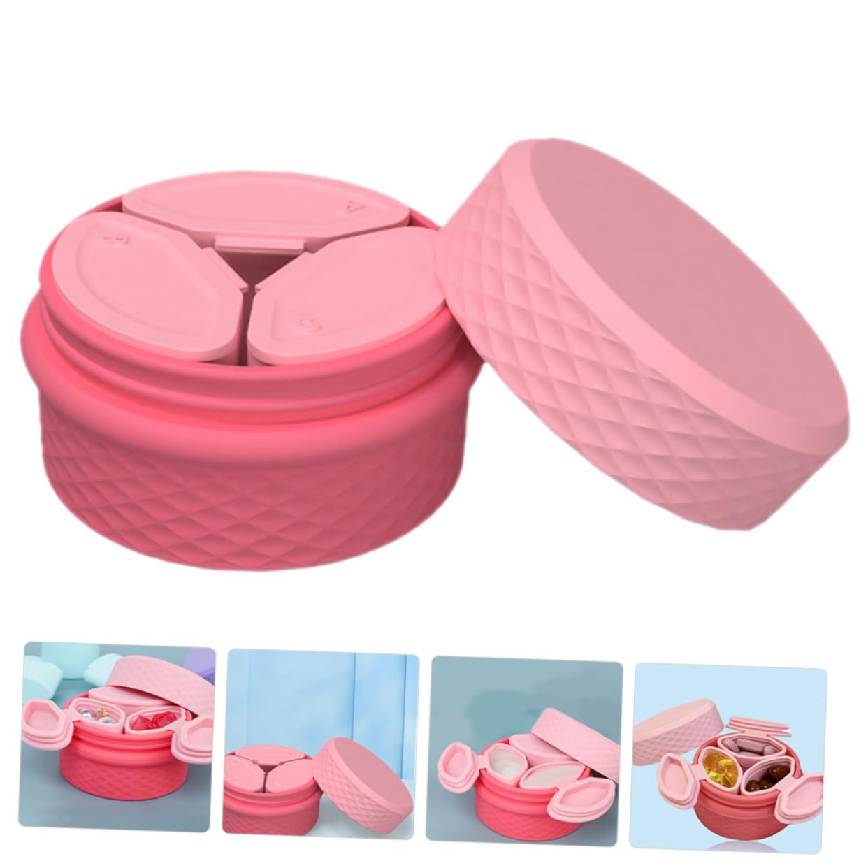 MAGICLULU 3 Set Di Borse Da Viaggio Per Il Trucco Cucchiaio Dimensioni Compatte Portatili Leggere Perdite Flacone Per Crema Cosmetica