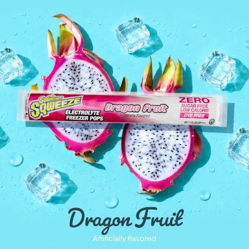 Sqwincher Sqweeze Electrolyte Freezer Pops, Zero Sugar - Tropical 5 Flavor Variety Pack (60 Cases) — view 8