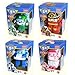 Produktbild ROBOCAR POLI Poli + Helly + Amber + Roy (Transformable Robot Toys) +Free gift (A set of poli spoon and fork)