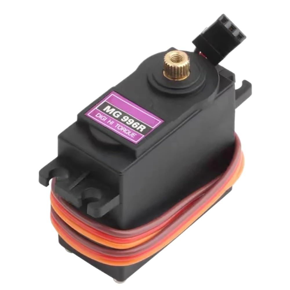 Compatible avec Le servo MG996R MG996 MG995, engrenage métallique numérique 13KG 15KG for Voiture RC hélicoptère Bateau Bricolage(1PCS MG996R 360)