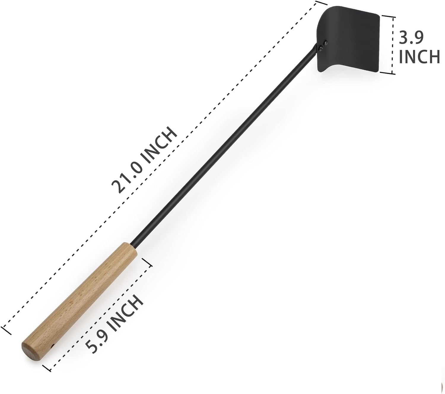 Onlyfire Grattacenere in Metallo con Manico Lungo 53 cm, Accessorio per Barbecue a Carbonella e Altre Griglie a Carbonella Onlyfire Grattacenere in Metallo con Manico Lungo 53 cm, Accessorio per Barbecue a Carbonella e Altre Griglie a Carbonella
