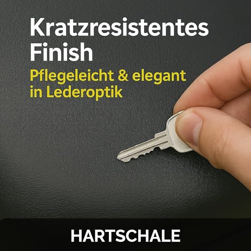 Thiru Touring-Tresor Fahrradkoffer 14L - abschließbare wasserdichte Fahrradbox für Gepäckträger - diebstahlsichere Hartschale mit Universalhalterung für E-Bike, Trekking- & City-Bike (2er Set)