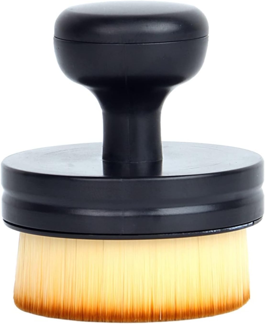 Round Ink Blending Tool Ergonomic Brush Soft Bristles with Case for DIY Scrapbooking Craft Art Painting Ink Handle Tool Blending Liquid Colors Cardmaking Gift Crafting Brush