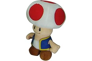 Super Mario All Star Collection 1417 Toad Stuffed Plush