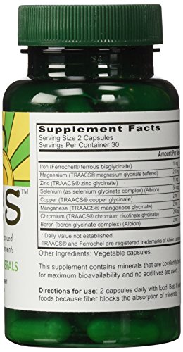 Yes Ultimate Minerals Supplement 60Ct | Vegan | For Mineral Deficiency Support: Iron, Magnesium, Zinc, Selenium, Copper, Manganese, Chromium, Boron | Ideal For The Peskin Protocol #TOP1
