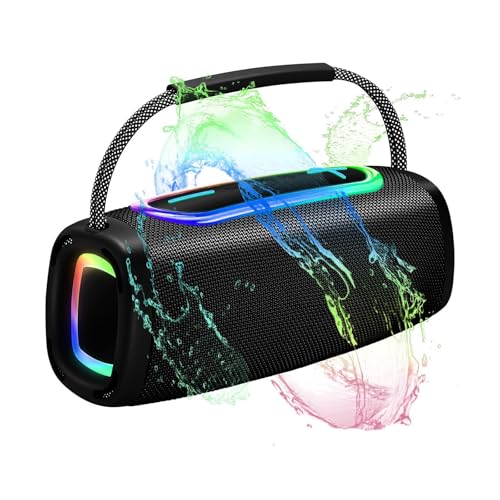 Bluetooth Speaker 60W with Handle, BT5.4 Portable Wireless...