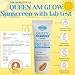 QUEEN AM GLOW | TINTED Sunscreen SPF 60 PA+++Primer-Anti Aging, Face Moisturizer- Vitamin B3, B5, E-fragrance free by QUEEN NATURAL NEW YORK (03-Neutral Tan)