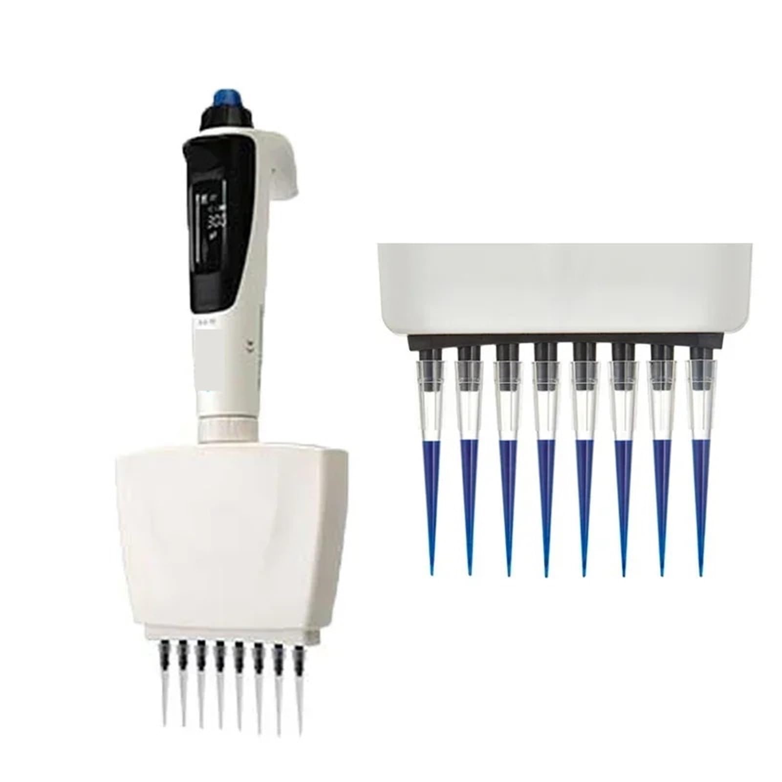 Pipety Pipeta, Wielofunkcyjna, Elektryczna, Ośmiokanałowa Laboratoryjna 0,5-10ul/10-100ul/30-300ul,Laboratorium(10-100ul)