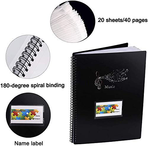 Muziekblad map Muziek Notebook Muziekmap Muziekbladen Muziekmap voor ...