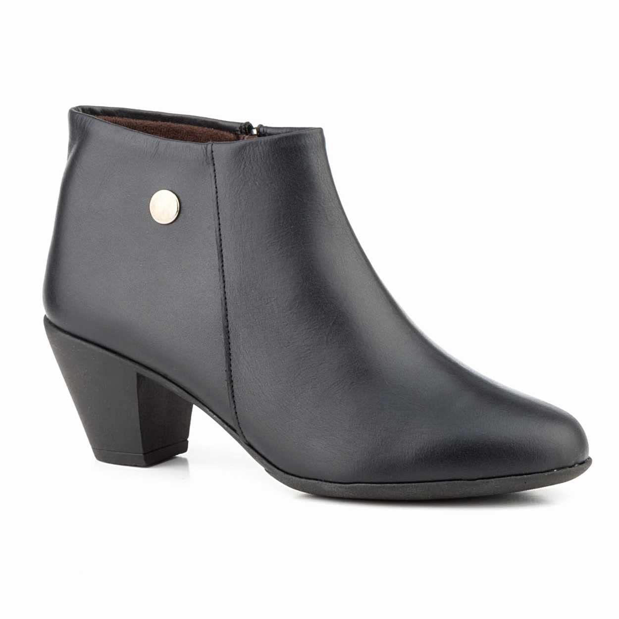 Botines mujer de piel con tacón o plataforma Botín cómodo de invierno y otoño Calzado artesanal de España tipo cuña o camperos en ante y cuero Elegantes e informales