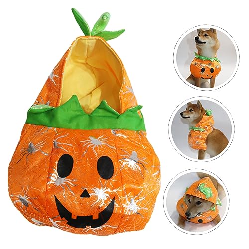 Disfraz Adorable Calabaza para Perros y Gatos Halloween miniatura 4