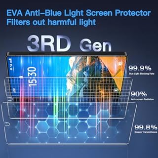 Uyiton for Samsung Galaxy S25 Ultra Screen Protector -[Anti-Blue Light] [Easy to Install] Shatterproof Full Coverage [Case Friendly] 9H Tempered Glass Screen Protector, 2 Pack [video game]