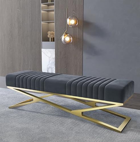 Tabouret à langer de luxe avec long canapé tabouret design - 5
