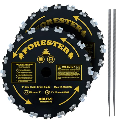 Forester 2PK Chainsaw Brush Cutter Blade +...