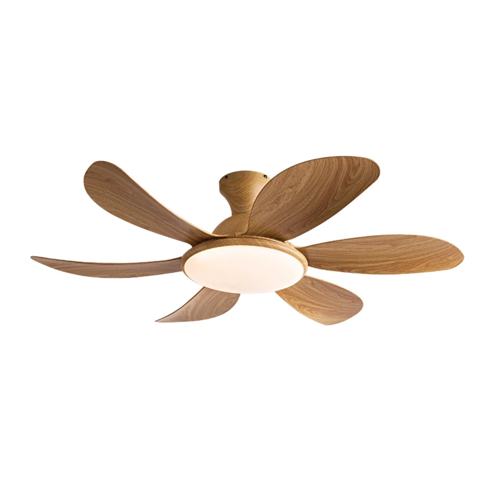KOESRXNQW Strong Wind Household Living Room Fan Light Bedroom Dining Simple Ceiling Variable Frequency Silent Quiet Cooling(Pink)