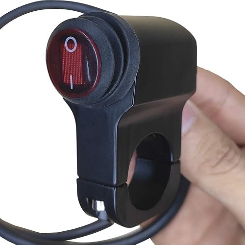 12 V impermeable 78 pulgadas manillar de motocicleta LED interruptor de encendido y apagado de motocicleta interruptor de manillar para motocicletas