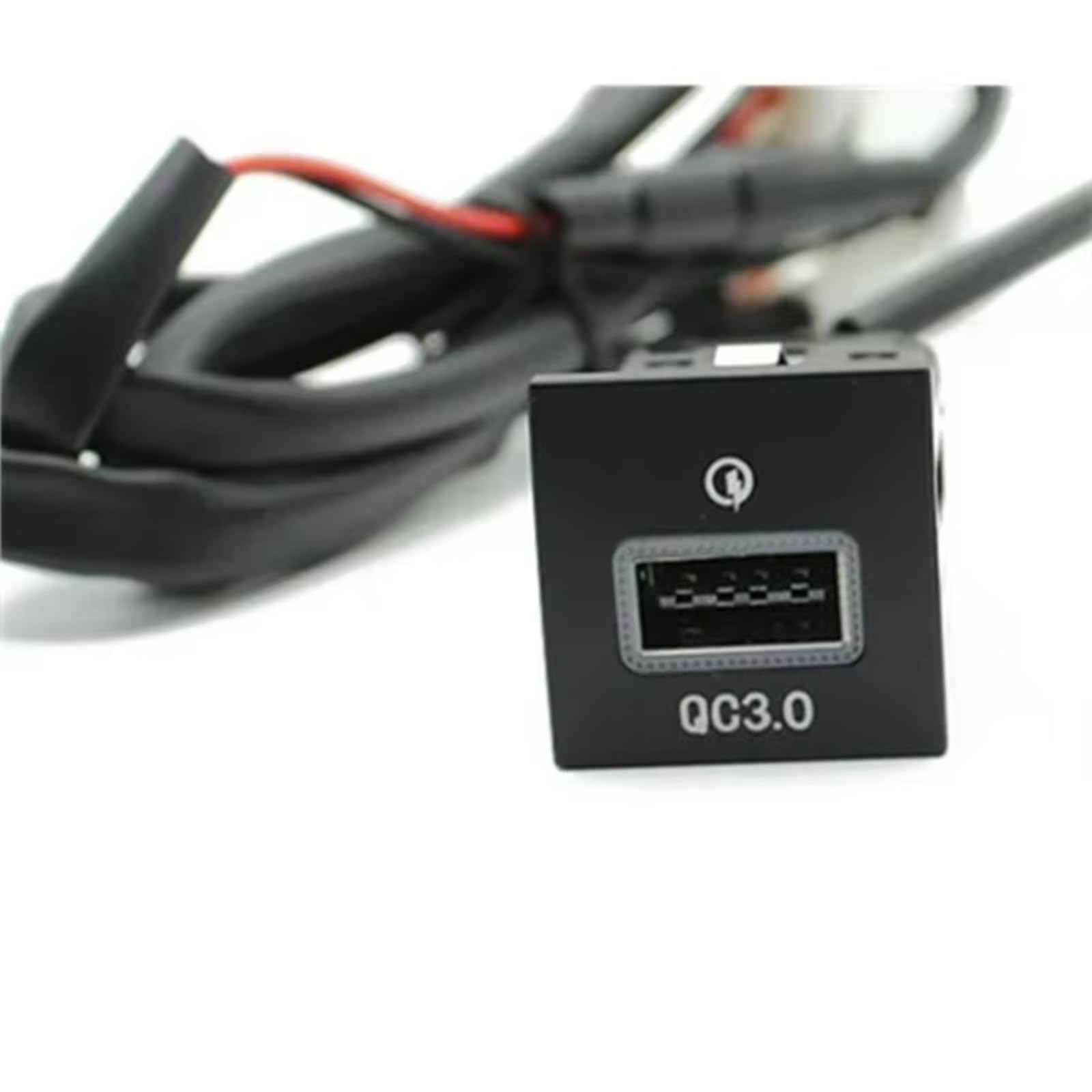 Interfaz USB AUX Coche Para VW Para Golf 6 Para Jetta MK5 Para Scirocco 2006-2012 Enchufe De Coche 12 V/24 V Adaptador De Corriente USB Dual Salida QC3.0 Adaptador USB Interfaz AUX