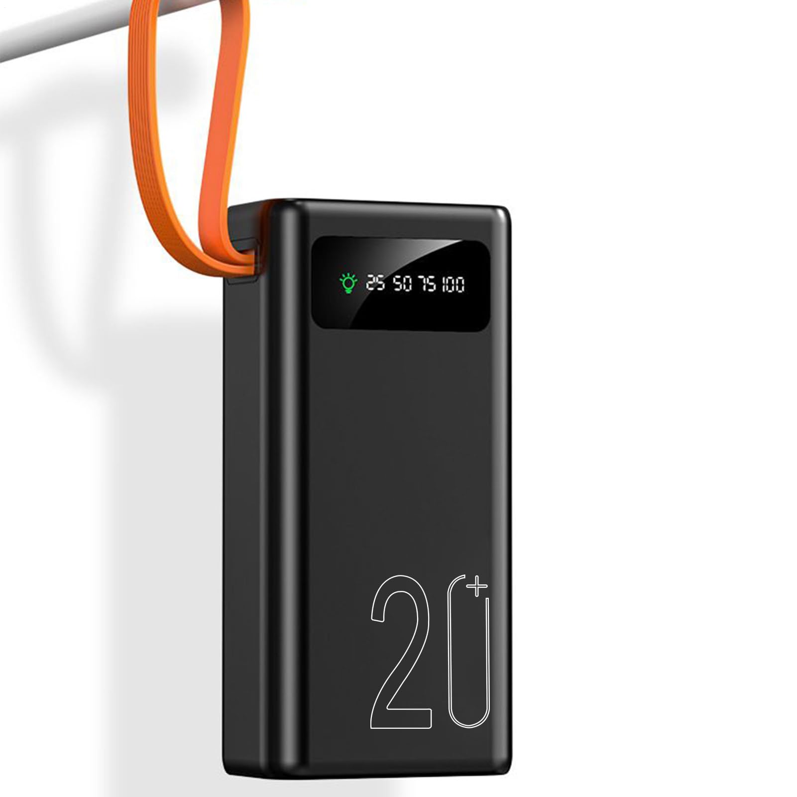 Power Bank Solarny Ładowarka Power Bank Z Panelami Słonecznymi | Zewnętrzny Akumulator O Dużej Pojemności Do Ładowania Na Camping i Wędrówki