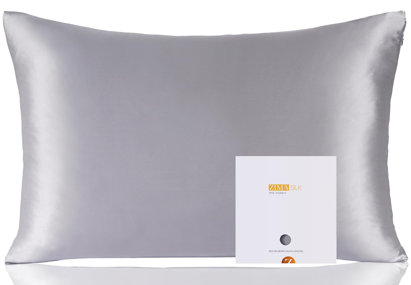 Federe In Pura Seta Di Gelso 22 Momme - Seta Premium Liscia Per Capelli E Pelle, Confezione Regalo (50x75 Cm)