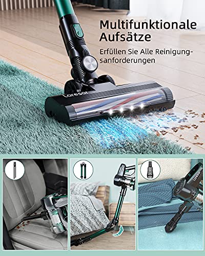 Laresar Akku Staubsauger, 30000 Pa Saugleistung bis zu 35 Min Laufzeit 4-in-1-Staubsauger beutellos kabellos mit Display… - Image 3