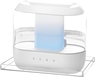 Acrylic Humidifiers Tray for Dreo Humidifier HM311 4L Tank, Leak-Proof Tray for Smart Humidifiers HM311S 4L, Moisture-Proof Humidifier Trays Floor(Not Include Humidifier) (Clear, 4L)