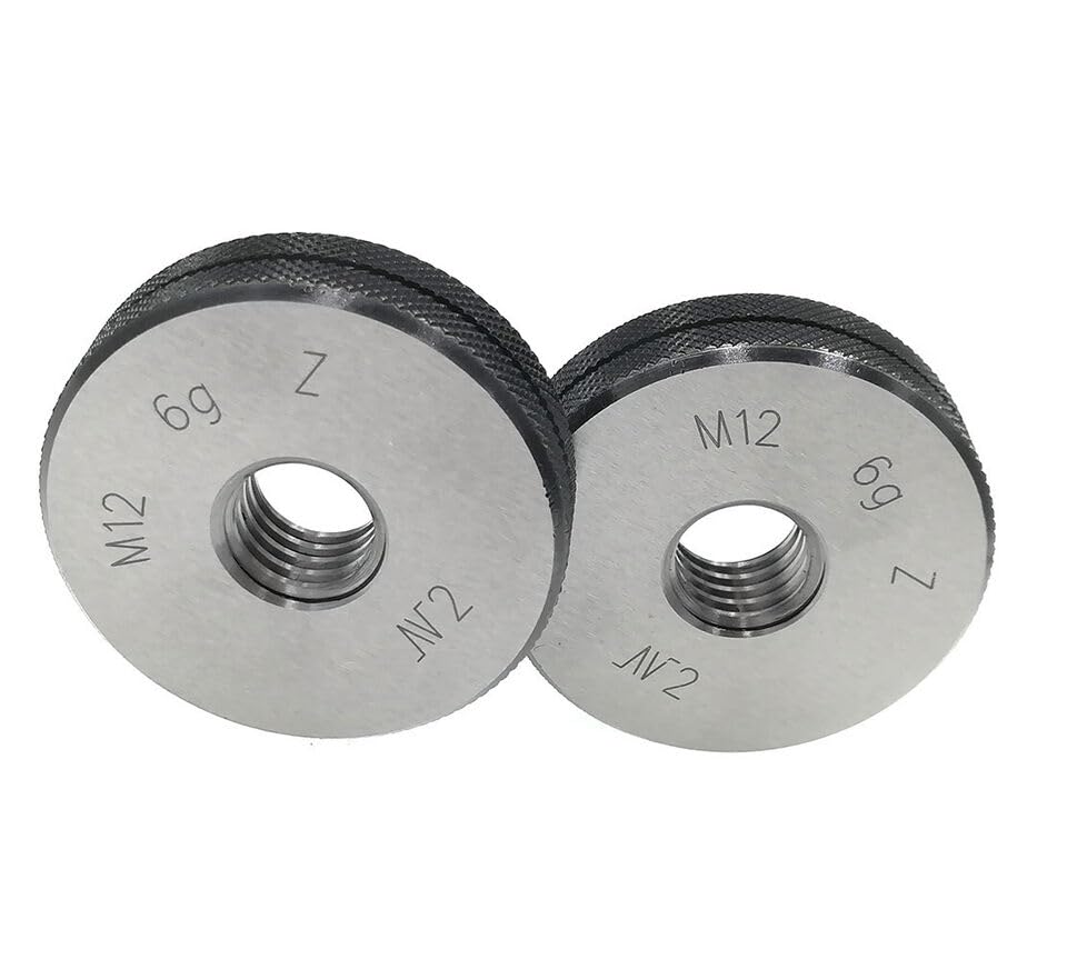 Thread Ring Gage M12 X 1.75 6g Threaded Ring Gauge GO NOGO ISO Metric M12x1.75