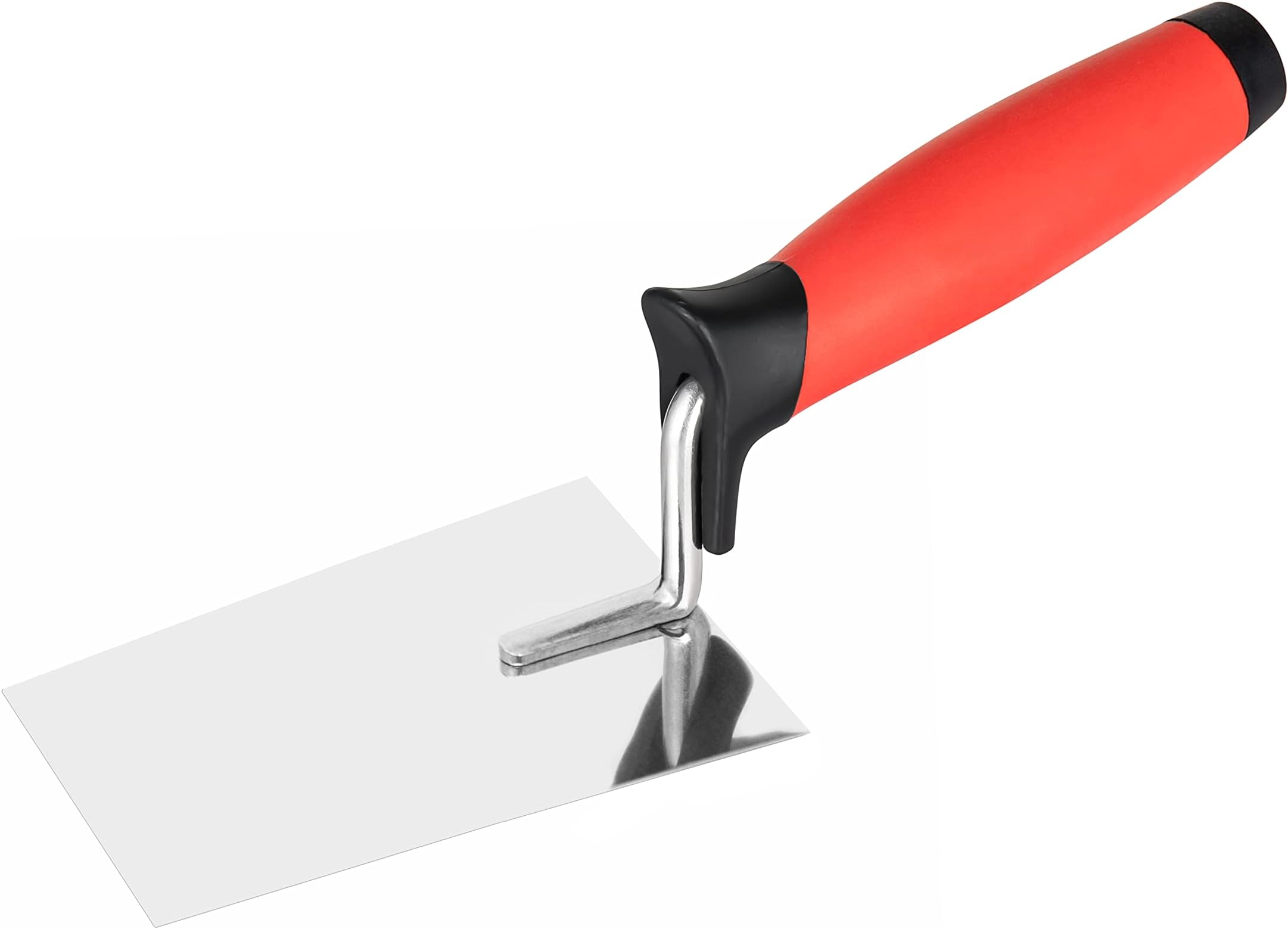 Handy 120 Bucket Trowel | Soft Grip Handle | Tile, Brick, Concrete, Plaster | Ergonomic Hanging Shape, Rust-Resistant Stainless Steel | Heavy-Duty Home or Construction Use - by MASTA Tools