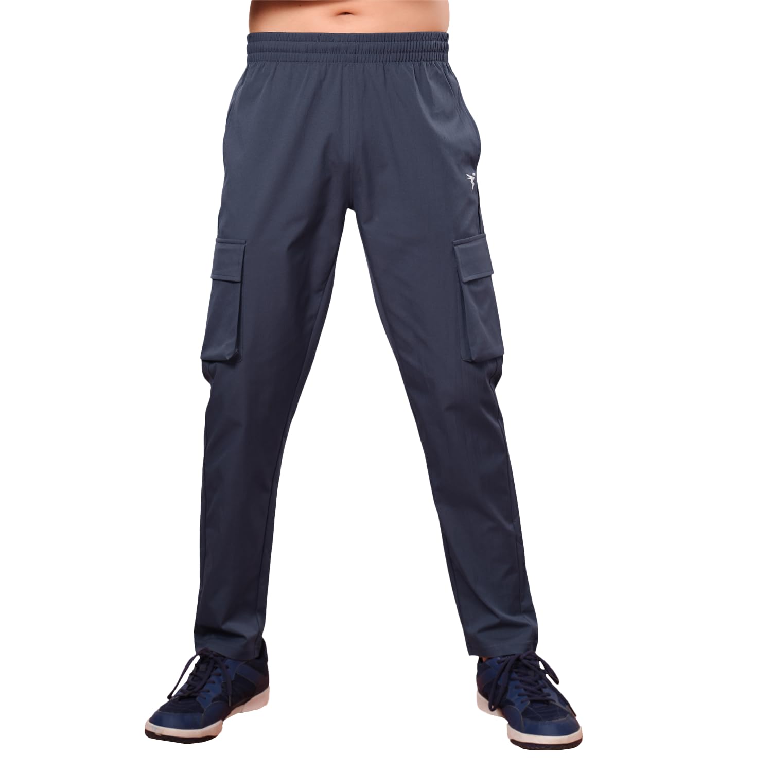 TECHNOSPORT Boys High Rise Polyester Regular Fit Solid Sports Cargo Trackpants with TS Flexi-picture-29