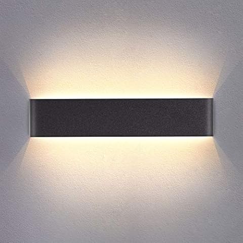 Yafido Wall Light Indoor LED 40CM Up Down Wall Sconce Lamp Modern 14W Warm White 3000K for Living Room Bedroom Hallway Corridor Stairs AC 220V Cover