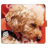 SmaSmaSweets 手帳型 ケース For iPhone 15 [デザイン:3.お昼寝トイプー/マグネットハンドあり] トイプードル 犬 iphone15 アイフォン15 アイホン15 用 互換性 スマホケース カバー