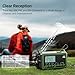 Mesqool Kurbelradio mit 12000mAh Powerbank, AM/FM/SW Notfallradio mit Weltempfänger, Taschenlampe & Leselicht, Tragbare Camping Radio Typ C Anschluss, SOS-Alarm Dynamo Radio für Wandern, Outdoor