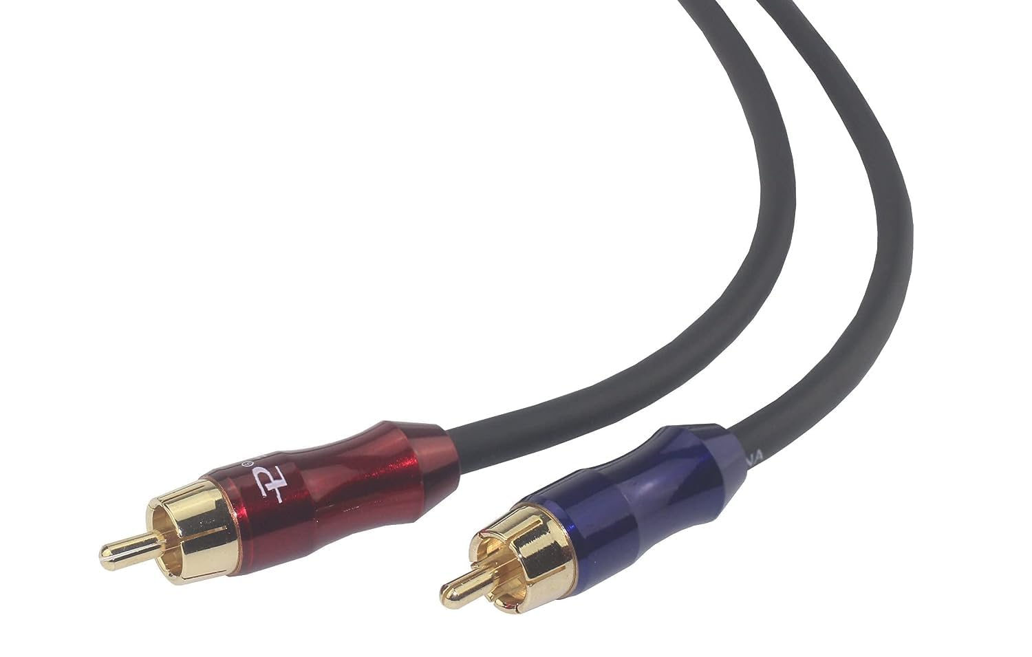 Wv-rcato2/rcakite-05 - Cavo sdoppiatore audio stereo RCA maschio a doppio connettore stereo RCA maschio, 1 ingresso e 2 uscite, spina placcata oro, filo di rame puro OFC 4N, 200 cm