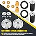 Front Strut Shock Mount Kit Upper Lower Support and Bump Stops Compatible with 2007-2014 BMW X5 xDrive30i X6 xDrive50i Replaces 31336788776, 31336774738（14Pcs)