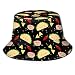 Produktbild GodYo Eimer Hut Packbar Wende Taco Dienstag Party Print Sonnenhut Fischer Hut Mütze Outdoor Camping