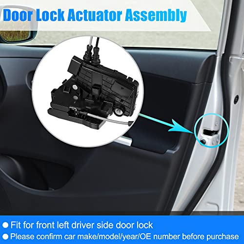 Image of X AUTOHAUX Front Left Power Door Lock Actuator Assembly Motor for Hyundai Elantra 2017-2020 81310-F2030 Front Driver Side Door Lock Latch Actuator Replace Door Latch Assembly Motor