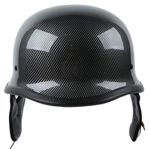 TCMT DOT German Motorcycle Open Face Helmet For Chopper Cruiser Biker