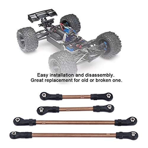 VGEBY RC Crawler Link Rod, 10PCS Stainless Steel RC Car Pull Rod 324mm Wheelbase for TRX4 RC Crawler Car, (VGEBYndorzbshcm) - Image 3