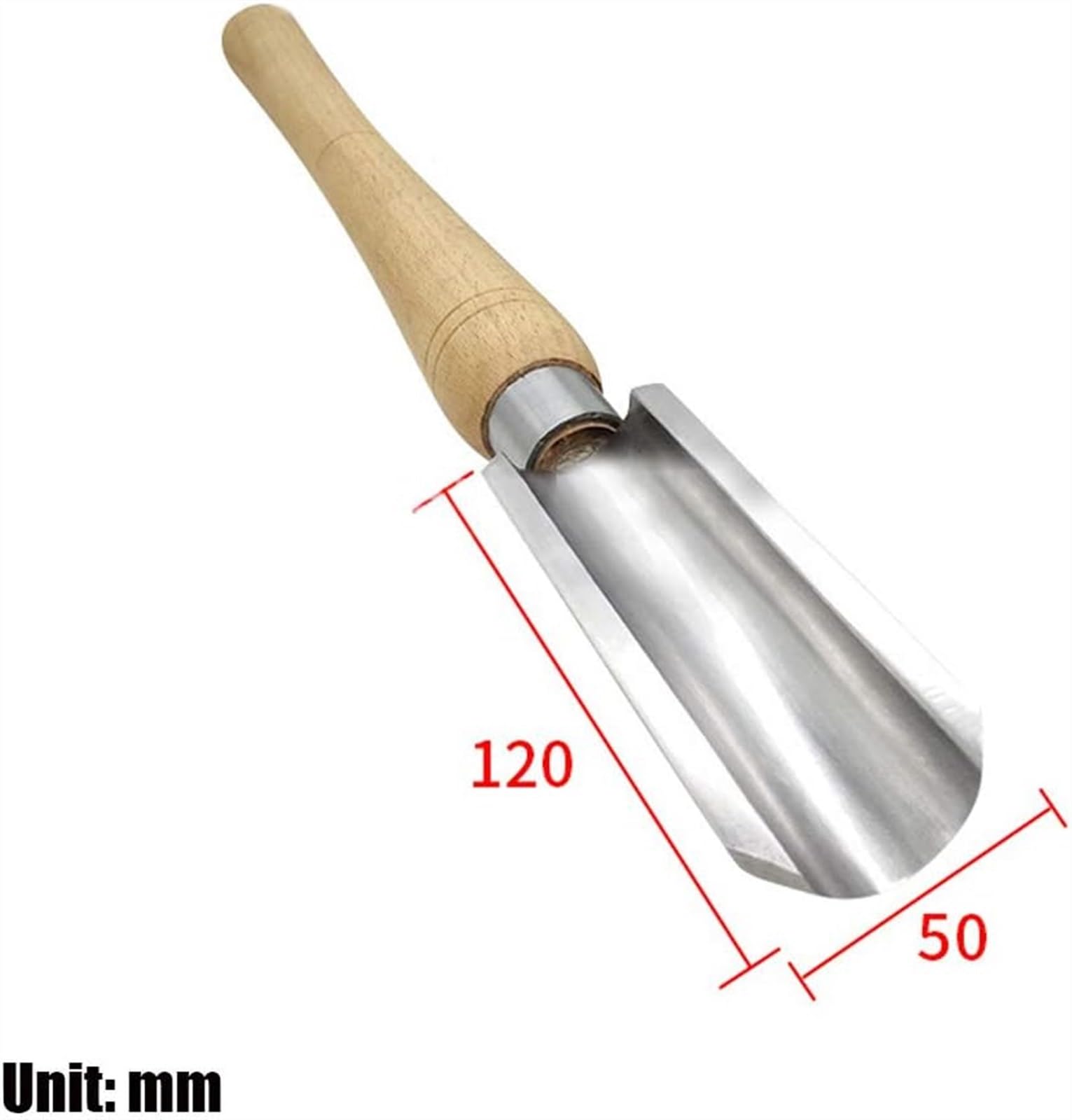Herramientas de torneado de madera con mango de madera, ideal para aficionados a la madera, bricolaje o carpintero, herramienta duradera y versátil