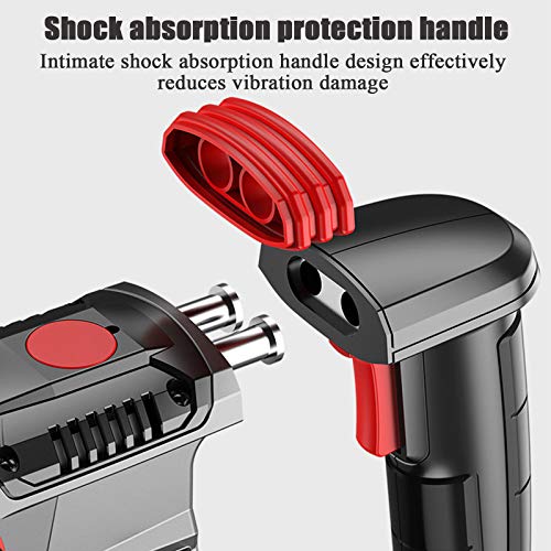 1600W Abbruchhammer Mit SDS-Plus Und 4 Funktionen in 1, SDS-Plus Schlagbohrmaschine, Anti-Vibrationen Am Griff Und… – Bild 8