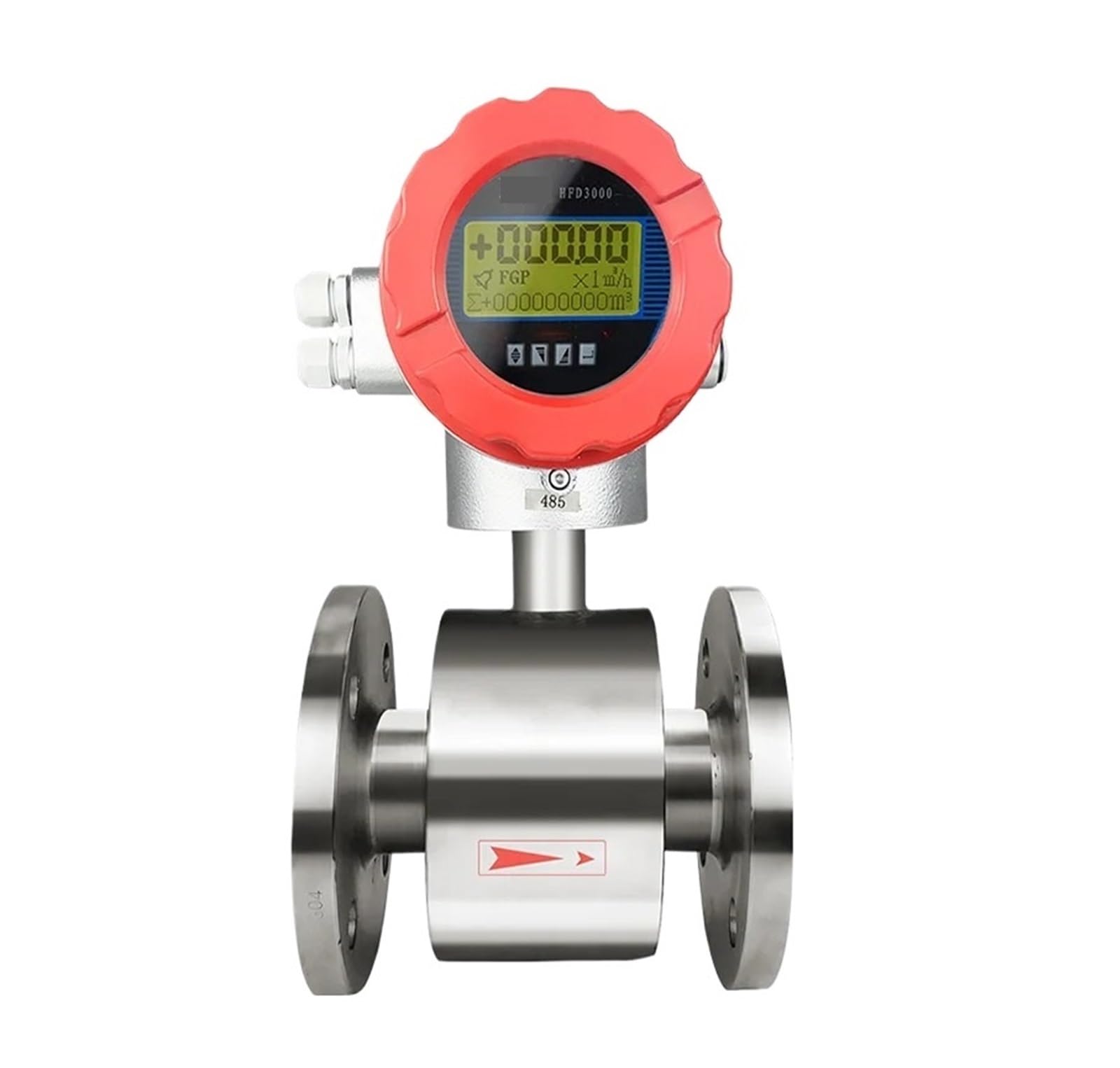KSZHZYMGX Electromagnetic Flow Meter Magnetic Flow Sensor Sea Water Sewage Flowmeter DN65 DN80 DN100 DN300(DN65 220VAC)