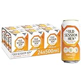 Old Session Hen Beer 24 x 440ml Cans – Smooth and Easy Drinking British Session Ale with Balanced Malt and Hop Character, Light and Refreshing Beer at 3.4% ABV