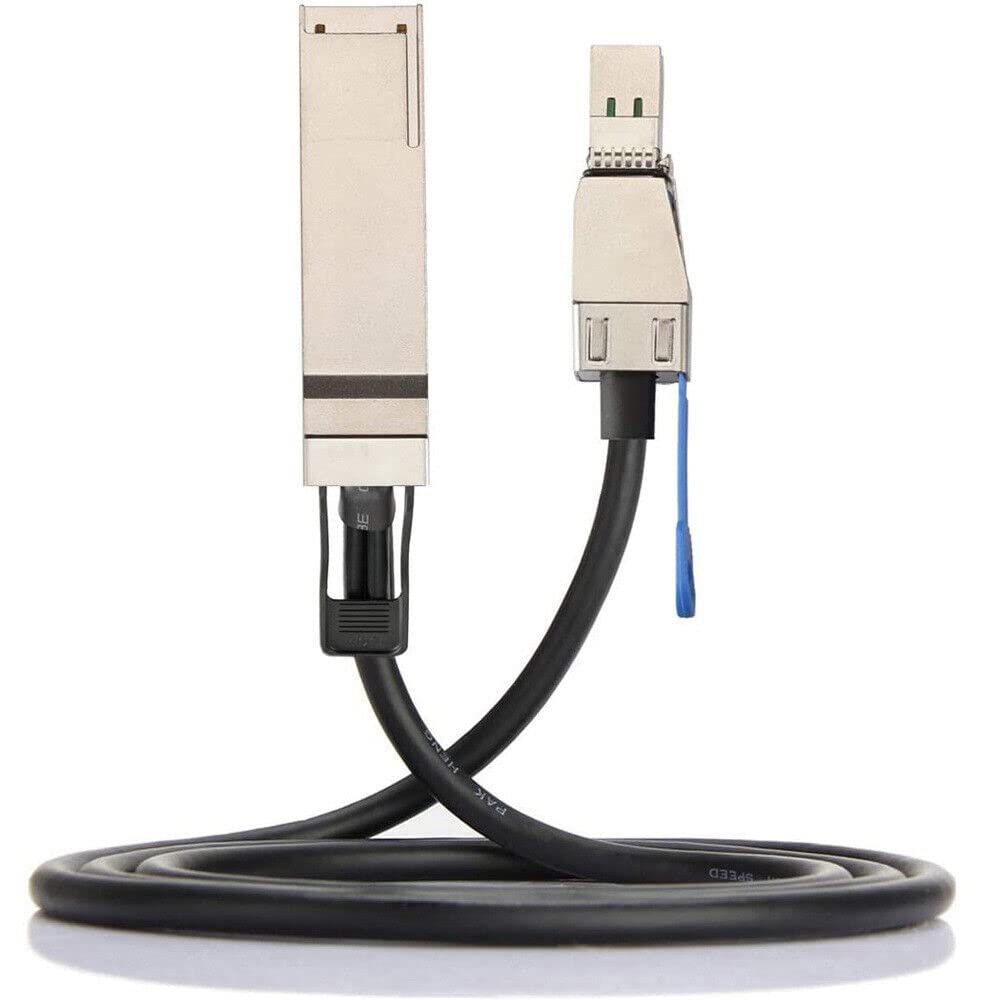 MiniSAS HD SFF-8644 to QSFP 40G SFF-8436 Server Connection Cable (2m,Black)
