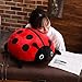 hokkk 40/60/80 cm Simpatico Peluche Bambola Morbida Tenere Cuscino Cuscino novità Bambini Ragazze Regalo di Compleanno 40 cm Coccinella
